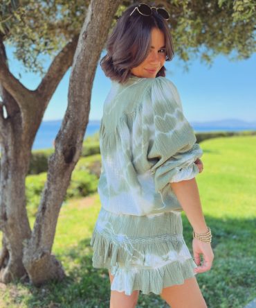 Chemise TIE & DYE kaki