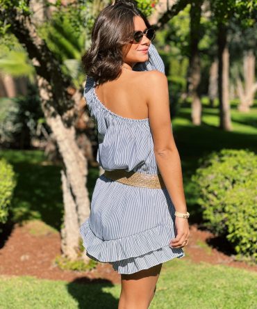 Combi-short JADE asymétrique noir